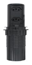Torre De Tomada POP Suporta 16A Plugs 10A 16A 20A - Cozinha - Preto Preta Multiplug Extensão Antichoque Retrátil Embutir Sobrepor Bancada ou Móvel