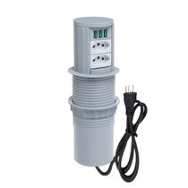 Torre De Tomada Totem Slim Automático 2 Tomadas 10A 3USB 5.2