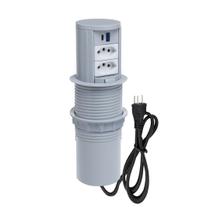 Torre De Tomada Totem Slim Manual 2 Tomadas 10A 2 USB 9.0A Torre De Tomada Totem Slim Manual 2 Tomadas 10A 2 USB 9.0A