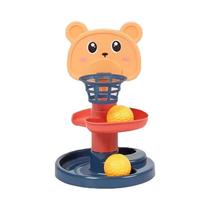 Torre de Trilha de Bola de Rolamento Montessori - Brinquedo Educacional para Bebês e Crianças
