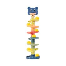 Torre de Trilha de Bola de Rolamento Montessori - Brinquedo Educacional para Bebês e Crianças