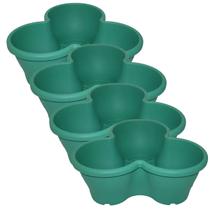 Torre de Vasos grandes Autoirrigável com Rodinhas Monte sua Horta Vertical Completa Torre de Vasos grandes Autoirrigável com Rodinhas Monte sua Horta Vertical Completa