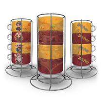 Torre de Xícaras Harry Potter Personagens Suporte 150mL Torre de Xícaras Harry Potter Personagens Suporte 150mL