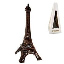 Torre Eiffel de Metal 18cm Enfeite - Da Terra