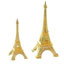 Torre eiffel decorativa Dourado 25 cm Escultura Metal Enfeite Decoração Paris