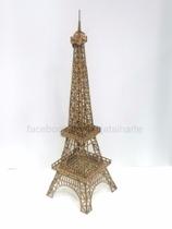 Torre Eiffel Gg. Quebra Cabeça 3d. Miniatura Em Mdf