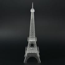 Torre Eiffel Miniatura em Acrílico Incolor - Utilitário Decor