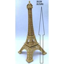 Torre Eiffel Paris decorativa NA Cor Dourada - Tamanho Grande 18 Cm NÃO É A PEQUENA DE 10CM - DECORAÇÃO - DECORARJ