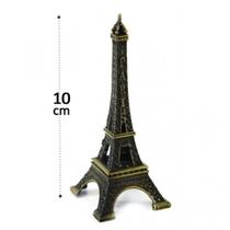 Torre Eiffel Paris em Metal para Decoração 10 Cm Altura