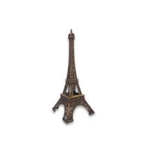 Torre Eiffel Paris Enfeite Miniatura Decoração de Metal 18cm
