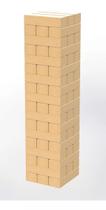 Torre Equilíbrio Jogo Com 54 Peças Em Madeira MDF 735