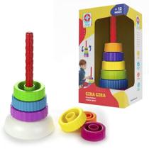 Torre Gira Gira Encaixe - Estrela Baby