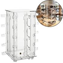 Torre Giratória Acrílico Carrossel Expositor 20 Óculos Vitrine Loja Balcão Ótica Varejo Torre Giratória Acrílico Carrossel Expositor 20 Óculos Vitrine Loja Balcão Ótica Varejo