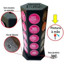 TORRE GIRATÓRIA ORGANIZADOR PORTA CÁPSULAS DE CAFÉ DOLCE GUSTO - Sem emendas ou encaixes