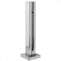 Torre Guarda Corpo Para Vidro 30cm 1 Furo Inox SF Torre Guarda Corpo Para Vidro 30cm 1 Furo Inox SF