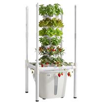 Torre hidropônica VEVOR com 30 pods, 6 níveis, tanque de 20 L e LED Torre hidropônica VEVOR com 30 pods, 6 níveis, tanque de 20 L e LED
