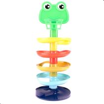 Torre Interativa Sapo Espiral Estimula Visão e Tato Pimpolho