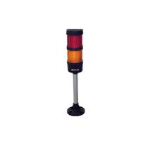 Torre Luminosa M4 LED 2 Cores Vermelho/Amarelo 24V Base Fixa - UPLED
