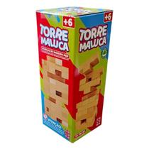 Torre Maluca Madeira MDF Jogo Divertido Educacional