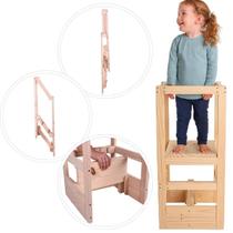 Torre Montessoriana Aprendizagem Brinquedo Dobrável Premium Torre Montessoriana Aprendizagem Brinquedo Dobrável Premium