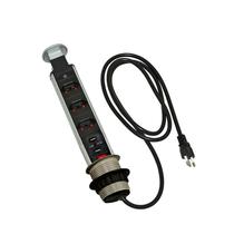 Torre Multiplug Retrátil Com 3 Tomada E 2 Usb Embutir - Kzi Torre Multiplug Retrátil Com 3 Tomada E 2 Usb Embutir - Kzi