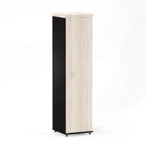 Torre Nicho Com Porta PE 40 Pandin 1,60 M Casablanca e Preto