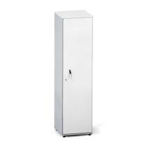 Torre Nicho De Madeira Com Porta P25 Pandin 160 CM Branco e Cinza