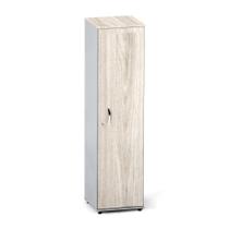 Torre Nicho De Madeira Com Porta P25 Pandin 160 CM Casablanca e Cinza Torre Nicho De Madeira Com Porta P25 Pandin 160 CM Casablanca e Cinza