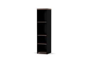 Torre Nicho Sem Porta PE 40 Pandin 1,60 M Walnut e Preto