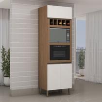 Torre para Cozinha para Microondas e Forno com Adega