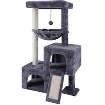 Torre para Gatos AIWIKIDE 95 cm con Dos Condominios para Gatos en Gris Torre para Gatos AIWIKIDE 95 cm con Dos Condominios para Gatos en Gris