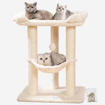 Torre para Gatos Happi N Pets 28 Grande para Gatos de Interior Beige Torre para Gatos Happi N Pets 28 Grande para Gatos de Interior Beige