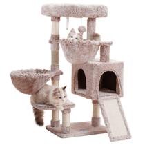 Torre para gatos Muchroom Hey-brother con cama y poste para rascar
