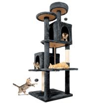 Torre para Gatos TSCOMON - 148,59cm com Caverna Giratória Torre para Gatos TSCOMON - 148,59cm com Caverna Giratória