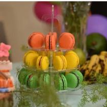 Torre Para Macarons 3 Andares (30 Mararons) 1 Unidade - San Felipo