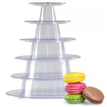 Torre para Macarons 6 Pisos (95 Mararons) 1 Unidade - San Felipo