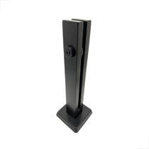 Torre pinça Inox 30cm 1 Furo Guarda Corpo Preto