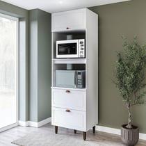 Torre Quente 1 Porta 2 Gavetas 2 Nichos para Forno Pérola Yescasa