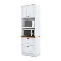 Torre Quente 2 Fornos Nova York Branco HP com Tampo Nature Henn Torre Quente 2 Fornos Nova York Branco HP com Tampo Nature Henn