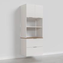 Torre Quente 2 Portas 2 Gavetas 2 Nichos para Forno e Microondas Ipanema CabeCasa MadeiraOriginals Torre Quente 2 Portas 2 Gavetas 2 Nichos para Forno e Microondas Ipanema CabeCasa MadeiraOriginals