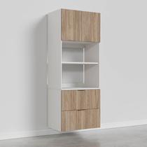 Torre Quente 2 Portas 2 Gavetas 2 Nichos para Forno e Microondas Ipanema CabeCasa MadeiraOriginals Torre Quente 2 Portas 2 Gavetas 2 Nichos para Forno e Microondas Ipanema CabeCasa MadeiraOriginals