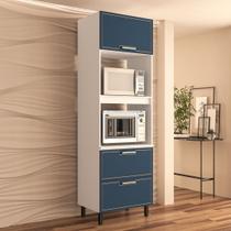 Torre Quente 225x70cm Com Gaveta Com Corrediça Telescópica E Acabamento Ff/uv Em Mdp/mdf Politorno Torre Quente 225x70cm Com Gaveta Com Corrediça Telescópica E Acabamento Ff/uv Em Mdp/mdf Politorno