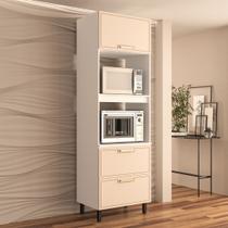Torre Quente 225x70cm Com Gaveta Com Corrediça Telescópica E Acabamento Ff/uv Em Mdp/mdf Politorno Torre Quente 225x70cm Com Gaveta Com Corrediça Telescópica E Acabamento Ff/uv Em Mdp/mdf Politorno
