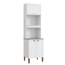 Torre Quente 4 Portas e 2 Nichos para Forno e Microondas Branco Nobre Torre Quente 4 Portas e 2 Nichos para Forno e Microondas Branco Nobre