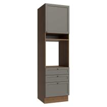 Torre Quente 60 Cm 1 Porta 3 Gavetas Rustic/cinza Vik Madesa Rustic/cinza Torre Quente 60 Cm 1 Porta 3 Gavetas Rustic/cinza Vik Madesa Rustic/cinza