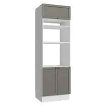 Torre Quente 70 Cm 3 Portas Branco/cinza Vik Madesa Branco/cinza Torre Quente 70 Cm 3 Portas Branco/cinza Vik Madesa Branco/cinza