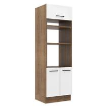 Torre Quente 70 Cm 3 Portas Rustic/branco Rustic/branco Torre Quente 70 Cm 3 Portas Rustic/branco Rustic/branco