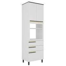 Torre Quente 70cm 2 Portas 3 Gavetas Cozinha Flórida Branco/Artico Torre Quente 70cm 2 Portas 3 Gavetas Cozinha Flórida Branco/Artico