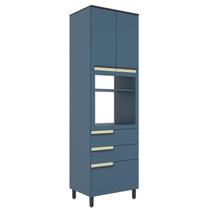 Torre Quente 70cm 2 Portas 3 Gavetas Cozinha Flórida