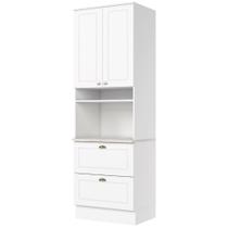 Torre Quente 71,5cm com Rodapé para 1 Forno com 2 gavetões 2 Portas Sophia Henn